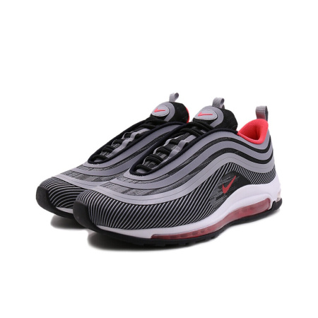 Nike Air Max 97 Low Топ Марафон Беговые кроссовки Мужские Красные Серые