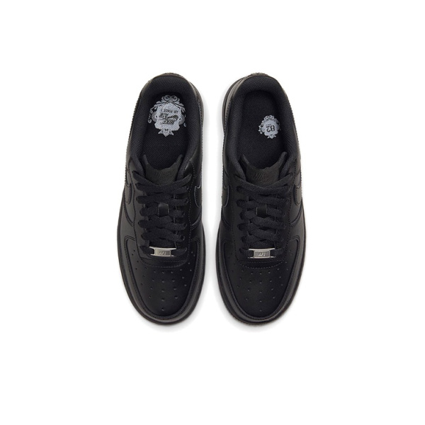 Nike Air Force 1 Low Топ Скейтборд Кроссовки Женские Чисто Черный