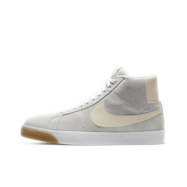 Nike Blazer SB 'Крем Gum' Удобные противоскользящие легкие кроссовки для скейтбординга MID Мужские Серые