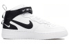 Nike Air Force 1 MID Топ Детские Скейтбординги Черный Белый Унисекс