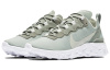 Nike React Element 55 Амортизация Противоскользящие Низкие Беговые Кроссовки Женские Слюдяной Зеленый