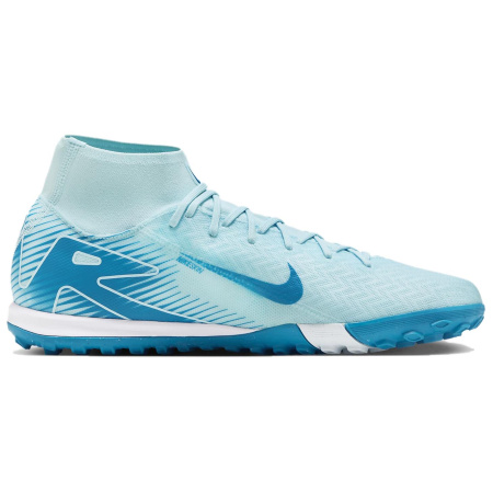 Nike Mercurial Superfly 10 TF Шипы Искусственный Шипы Устойчивость к Износу Покрытие Футбольные бутсы Мужские Синие
