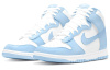 Nike Dunk High 'Алюминия' Классические Высокие Кроссовки для Скейтбординга Женские Небесно-голубой