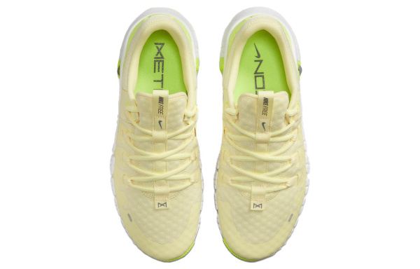 Nike Free Metcon 5 Low Топ Кроссовки для тренировок Женские Желтый Зеленый