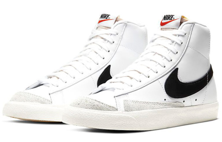 Nike Blazer 77 Винтаж MID Скейтборд Кроссовки Женские Винтаж Белый