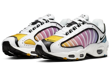 Nike Air Max Tailwind Low Топ Амортизирующие Беговые Кроссовки Женские Черно-Белые