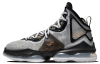 Nike Lebron 19 EP 'Royalty' Леопардовый принт Высокие баскетбольные кроссовки для игры Унисекс Черный Белый Серый