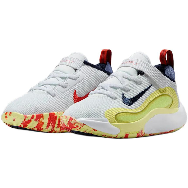 Nike ISOFLY Anti KICK Амортизация Низкие Кроссовки для Беговых Занятий Детские Белые для Детей Возрастом 3-7 Лет