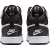 Nike Court Borough 2 Кожа Противоскользящий Устойчивый к истиранию MID Верх Детские Скейтбординг Белый Бургунди
