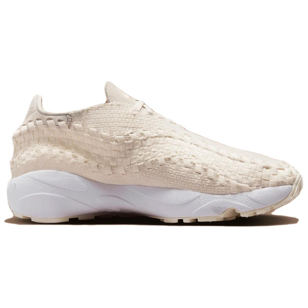 Nike Footscape Ткани вязаные Низкий топ Повседневная обувь Женская Бежевая