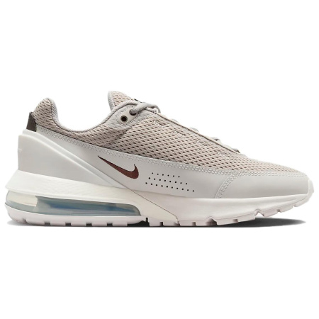 Nike Air Max Impulse Текстиль Кожа Амортизация Низкий Верх Повседневная Обувь Женская Белый Серый и Коричневый