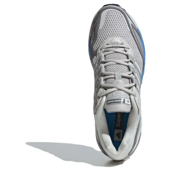 Adidas Supernova Cushion 7 Удобные противоскользящие низкие беговые кроссовки унисекс серо-голубого цвета