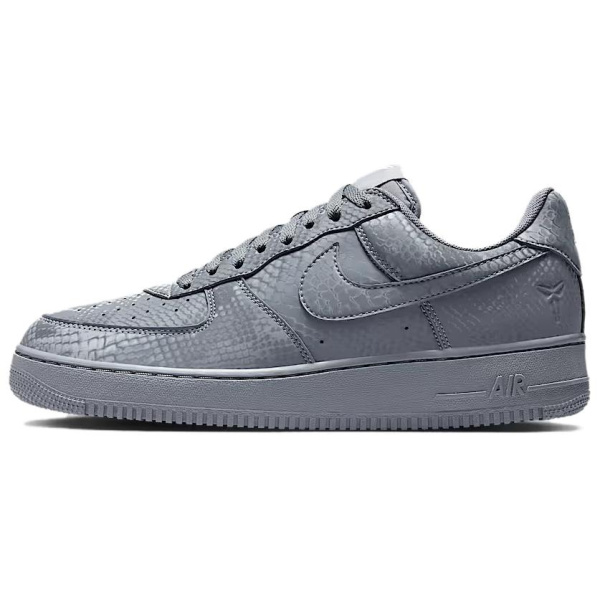 Nike X Коби Брайант Air Force 1 Low Топ Скейтборд Кроссовки Мужские Серые