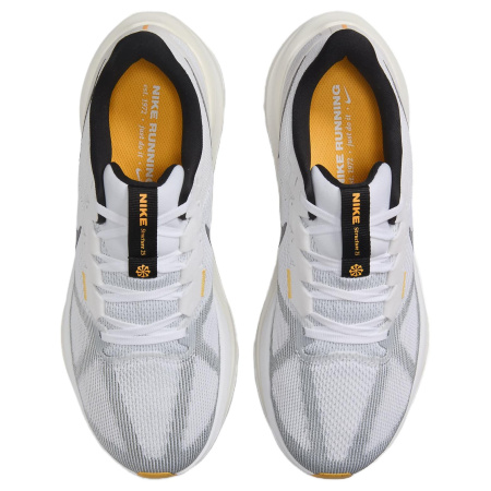 NIKE Zoom Structure 25 Дышащий Low Топ Повседневные кроссовки для бега Мужской Бело-серый