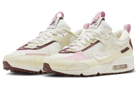 Nike Air MAX 90 Low Топ Повседневная обувь Женская Белая