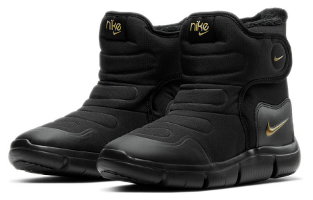 Nike Novice Boot High Топ Детские Лайфстайл Кроссовки Черные Подростковые