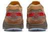 CLOT X Nike Air MAX 1 Low Топ Воздушная Подушка Повседневные Беговые Кроссовки Унисекс Коричневый Желтый