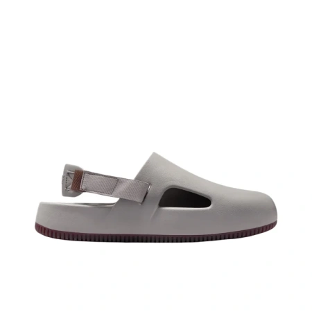 Nike Calm Mule Удобные противоскользящие домашние тапочки для мужчин серые