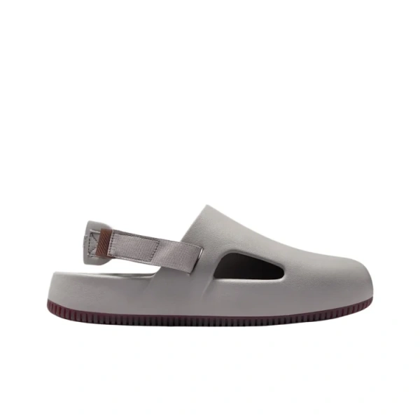 Nike Calm Mule Удобные противоскользящие домашние тапочки для мужчин серые