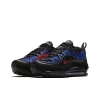 Nike Air Max 98 Black Panther Mesh Low-Top Марафон Беговые кроссовки Женские Черные Синие