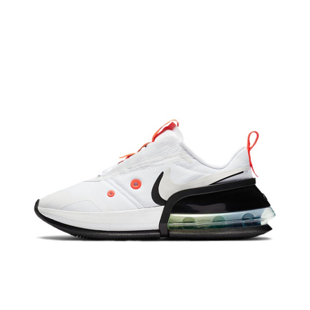 Nike Air Max Up Ткань Низкие Повседневные Беговые Кроссовки Женские Белые Черные