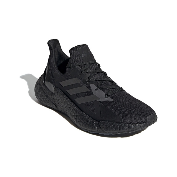 Adidas X9000l4 Винтаж Сетчатая Ткань Текстиль Низкие Беговые Кроссовки Унисекс Черные