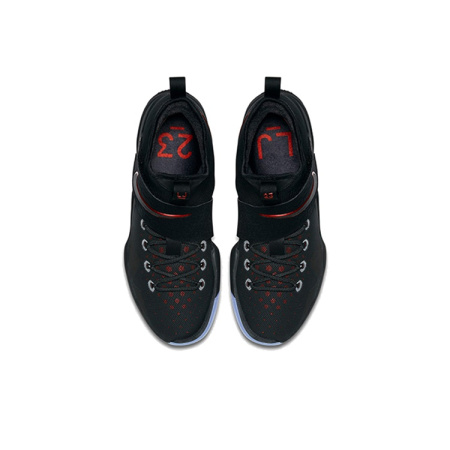 Nike Lebron 14 Темно-красный цвет противоскользящие легкие MID баскетбольные кроссовки для игры мужские черный красный