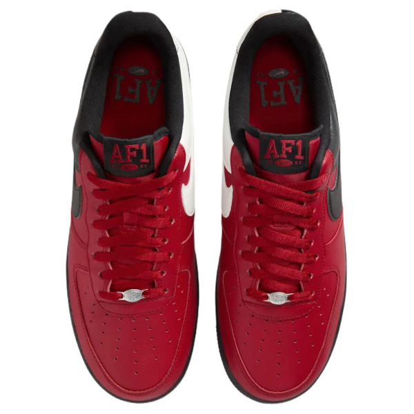 Nike Air Force 1 Дышащая Скейтбордическая Обувь Мужская Красная Черная