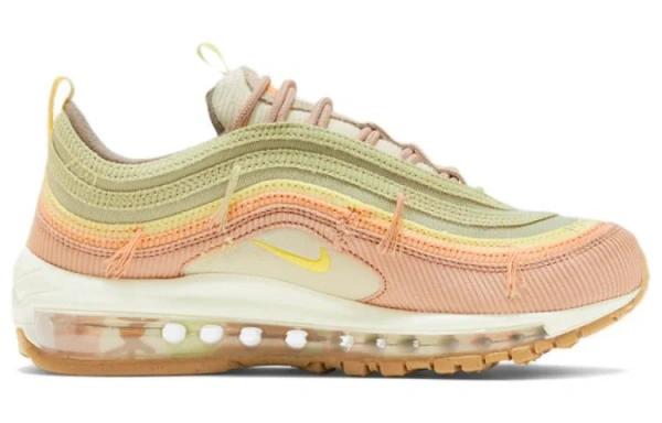 Nike Air Max 97 Износостойкие и Легкие Низкие Кроссовки с Дышащей Подушкой для Беговых Повседневных Занятий Женские