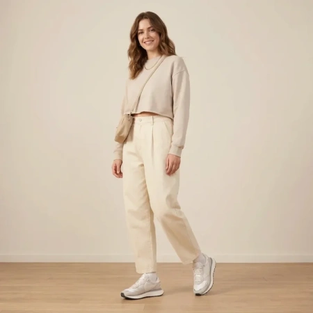 Nike Phoenix Waffle Low Топ Повседневная обувь Женская Белый Серый