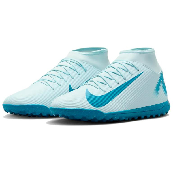 Nike Mercurial Superfly 10 Искусственный шип противоскользящие устойчивые к истиранию футбольные бутсы мужской синий