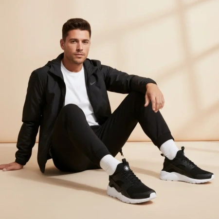 Nike Air Huarache Сетчатая ткань текстиль синтетическая кожа