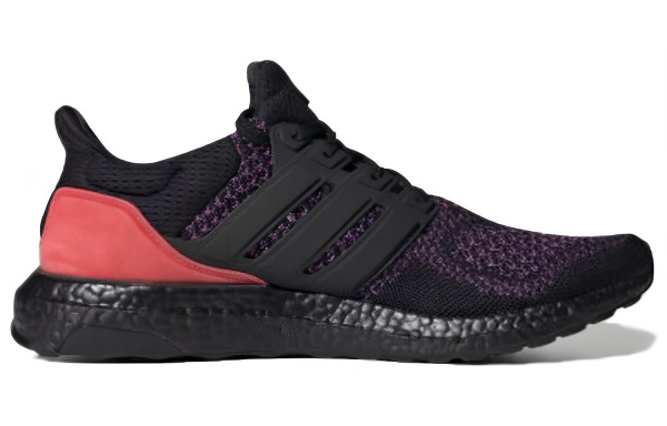 Adidas ULT Ткань Амортизация Низкие Кроссовки для Бега Унисекс Черные Красные