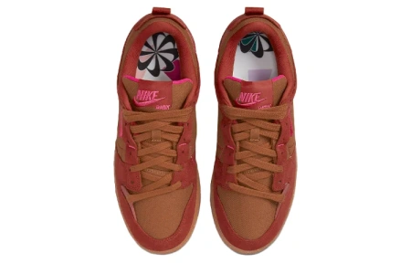 Nike Dunk Disrupt 2 'Desert Bronze' Низкие Кроссовки для Скейтбординга Женские Коричнево-Красные