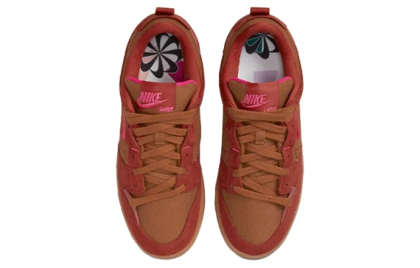 Nike Dunk Disrupt 2 'Desert Bronze' Низкие Кроссовки для Скейтбординга Женские Коричнево-Красные
