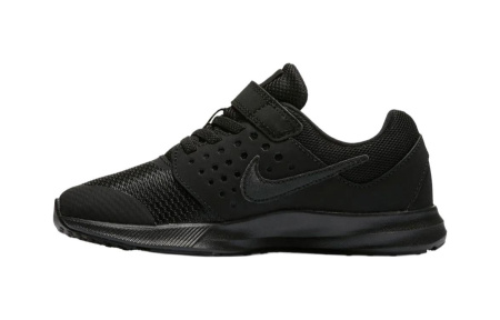Nike Downshifter 7 противоскользящие устойчивые к истиранию низкий топ детские беговые кроссовки черный
