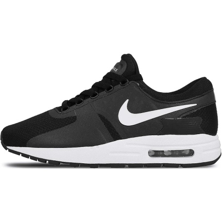Nike Air Max Zero Амортизация Устойчивость к истиранию Низкий топ Детские беговые кроссовки Черный Подростки