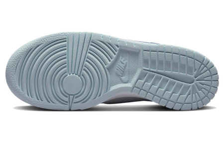 Nike Dunk Сливочный Hyper Royal Кожа Легкий Противоскользящий Устойчивый к истиранию Низкий Верх Детские Скейтбординги