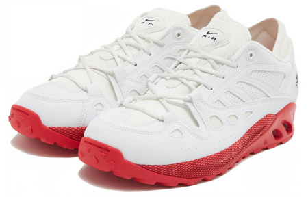 Nike ACG Air Exploraid Удобная Круглая Нога Устойчивая к Износу Низкая Обувь для Альпинизма Мужская Белая и Красная