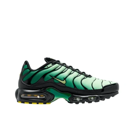 Nike Air Max Plus Амортизация Низкий Верх Повседневная Обувь Унисекс Зеленый Черный