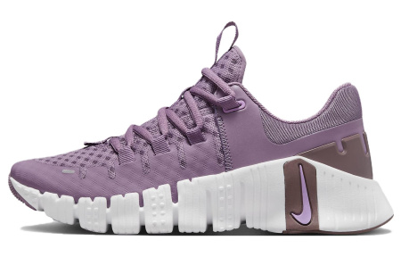 Nike Free Metcon 5 Устойчивые к истиранию Дышащие Низкие Кроссовки для тренировок Женские Фиолетовые