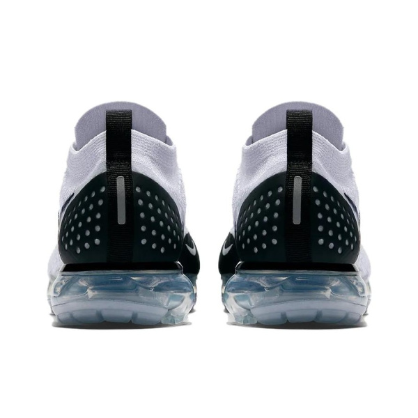 Nike VaporMax Flyknit 2 Low Беговые кроссовки Мужские Черно-белые