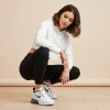 Nike Air Max 270 Винтаж Ткань Низкие Кроссовки с воздушной подушкой для бега Повседневные Женские Белые Черные Красные