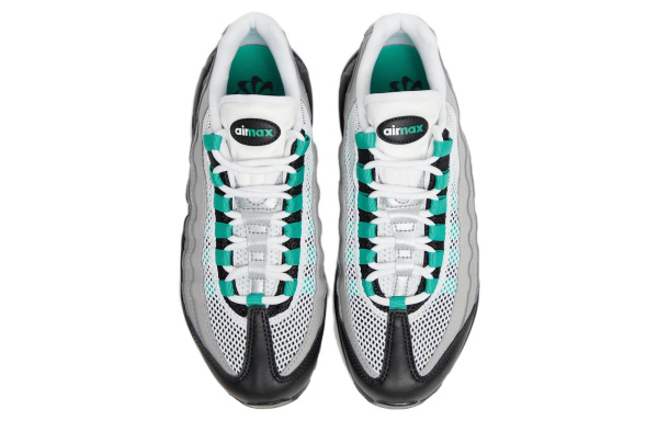 Nike Air Max 95 'Стадионный зеленый' Низкий топ Повседневная обувь Женская Серый Зеленый