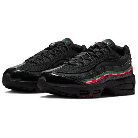 UNDEFEATED X Nike Air Max 95 Беговые кроссовки Унисекс Черный Красный