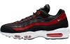 Nike Air Max 95 Текстиль Кожа Низкие Беговые Кроссовки Мужские Черные Красные