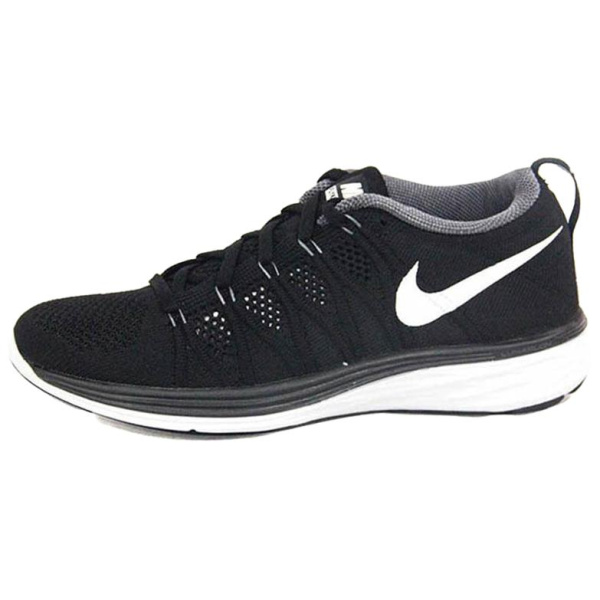 Nike Flyknit Lunar 2 Low Топ Беговые кроссовки Женские Черный