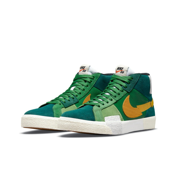 Nike SB Blazer MID Мозаика противоскользящие устойчивые к истиранию легкий верх кроссовки для скейтбординга унисекс