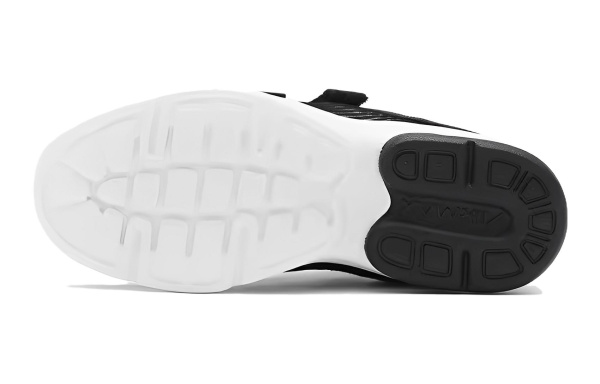Nike Air Max ADVANTAGE 2 Устойчивые к истиранию Низкие Кроссовки для Беговых Занятий Детские Черно-Белые