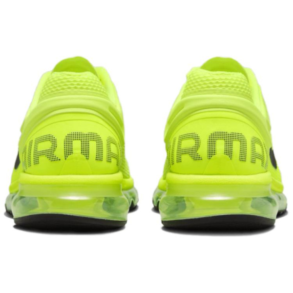 Nike Air Max 2013 Дышащая Поддержка Низкий Верх Бег на длинные дистанции Спринт Беговые кроссовки Унисекс Желтый